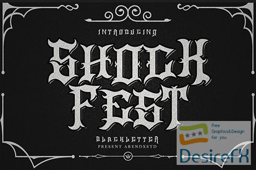 ShockFest Blackletter Font
