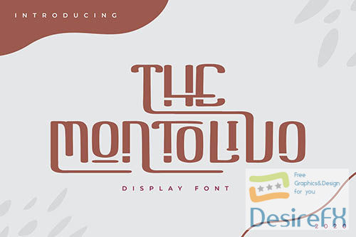 The Montolivo | Display Font
