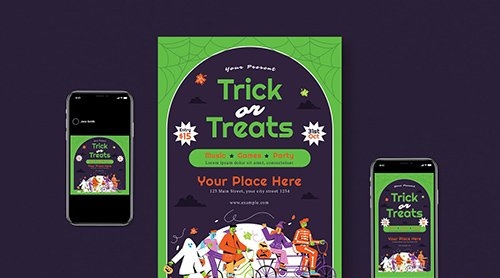 Trick or Treats Flyer Pack