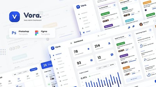 Vora - Saas Admin Dashboard UI Design Template