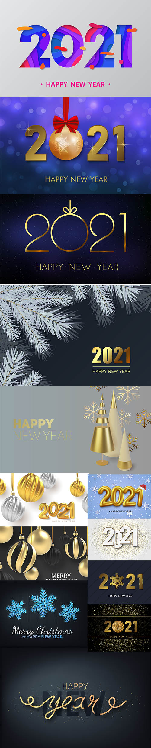 2021 new year background