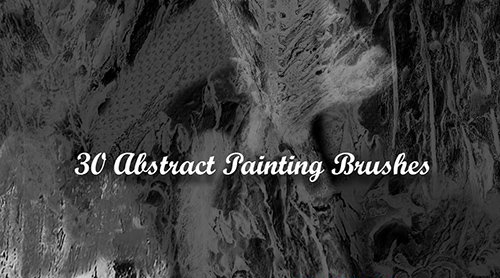 30 Abstract Painting Brushes