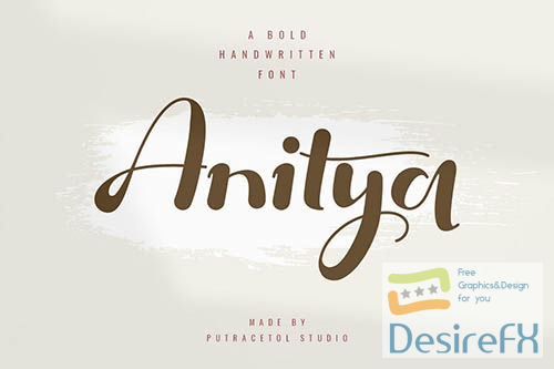 Anitya - Bold Handwritten