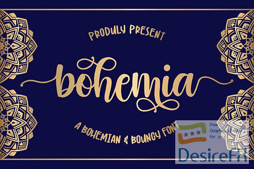 Bohemia a Script with Swash
