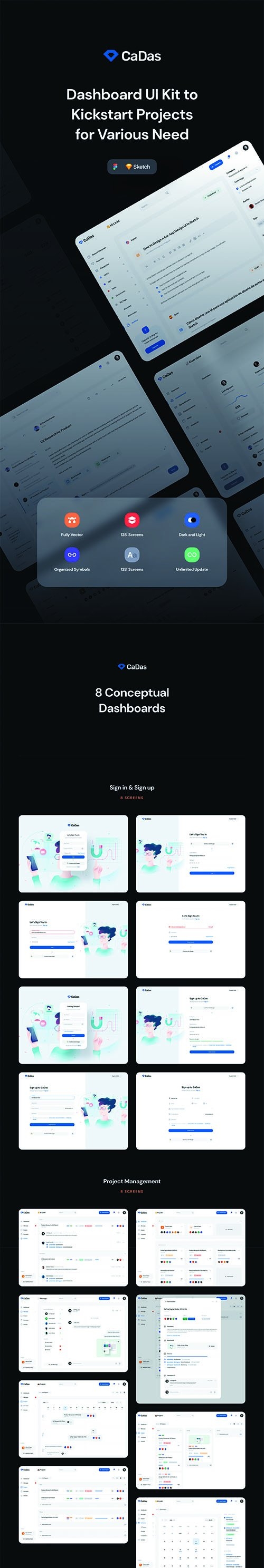 CaDas Dashboard UI Kit