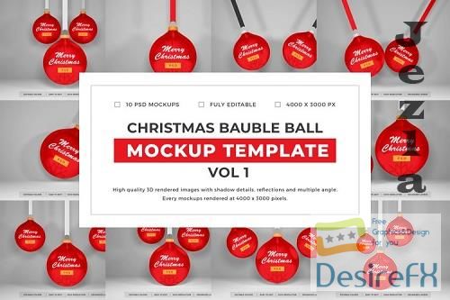 Christmas Bauble Ball Mockup Template Bundle Vol 1 - 1051099