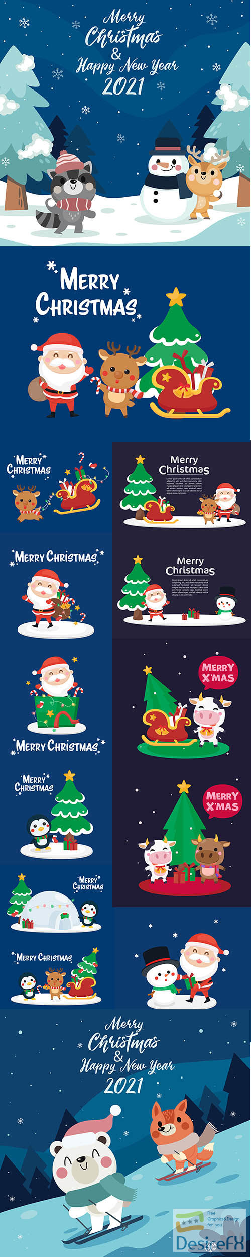 Christmas festive template greeting card