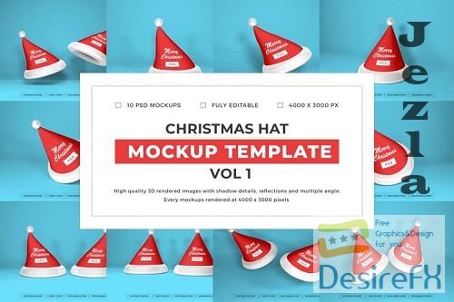 Christmas Hat Mockup Template Bundle Vol 1 - 1051137