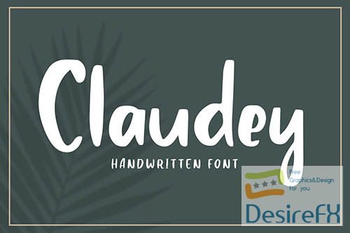 Claudey - Handwritten Font