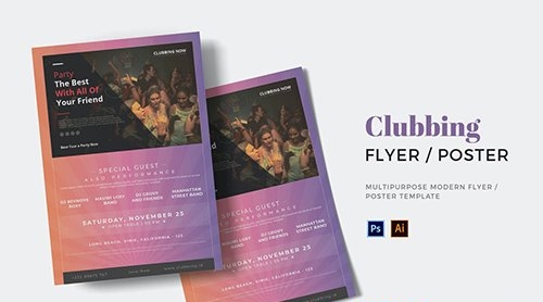 Clubbing Now Flyer