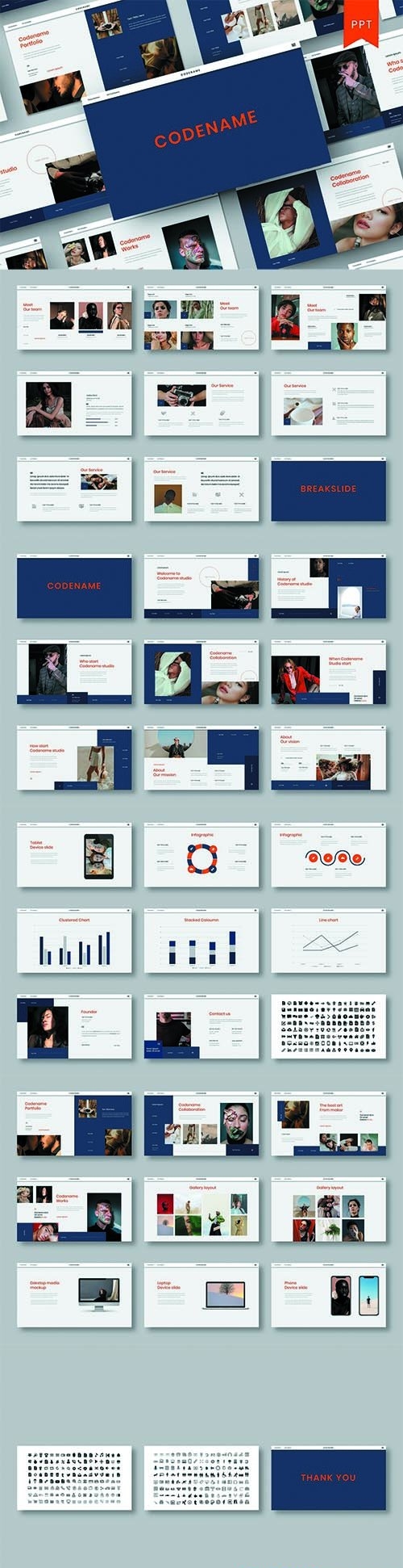 Codename - Business PowerPoint Template