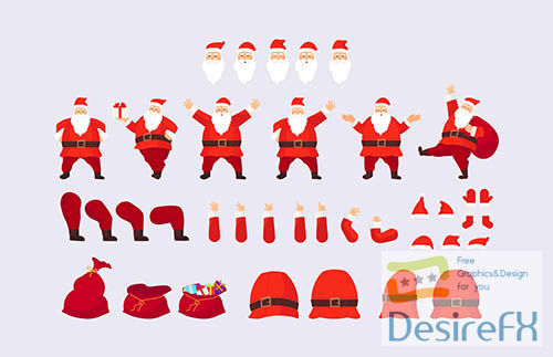 Constructor Santa Claus to Make Your Santa