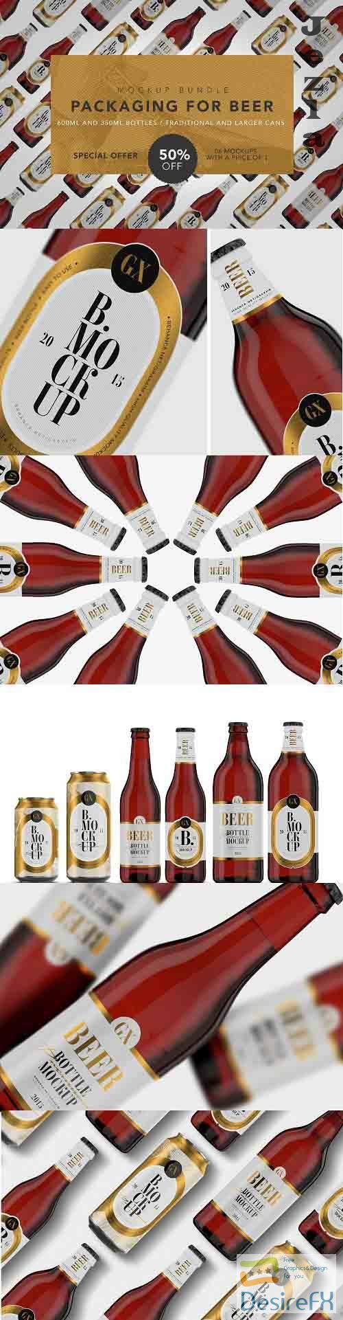 CreativeMarket - Beer Mockup Bundle 4971390