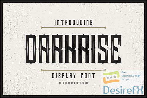 Darkrise - Classic Font
