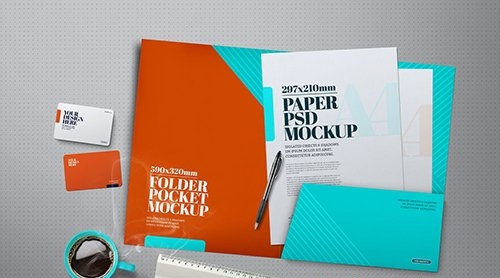 Folder Pocket Mockup