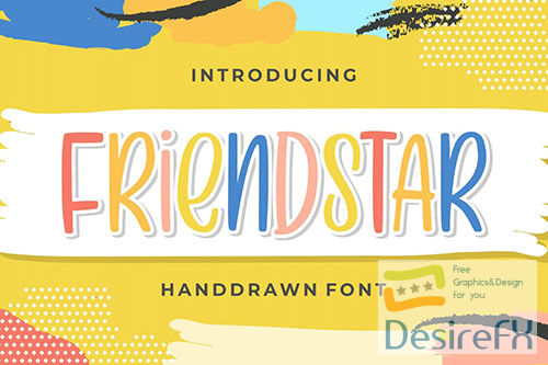 Friendstar - Handdrawn Font