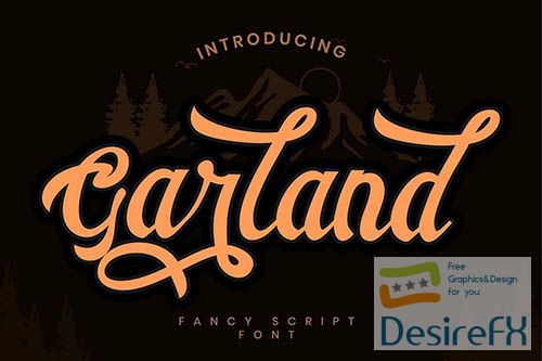 Garland - Fancy Script Font