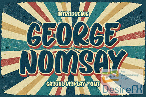 George Nomsay - Retro Font