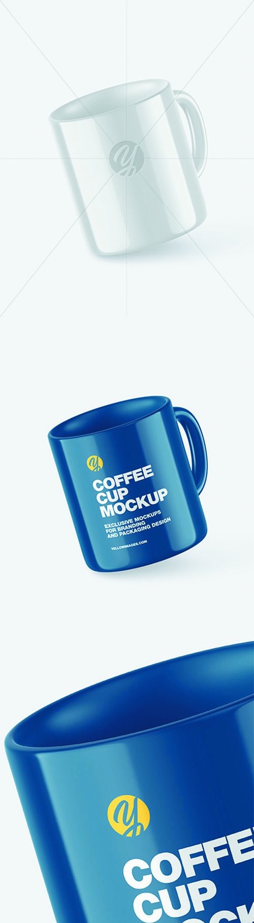 Glossy Coffee Cup Mockup 68869