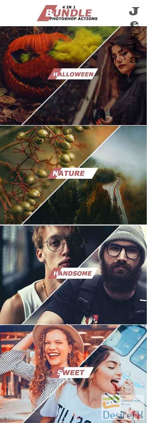 GraphicRiver - 4 IN 1 Photoshop Actions October Bundle 1 28998198