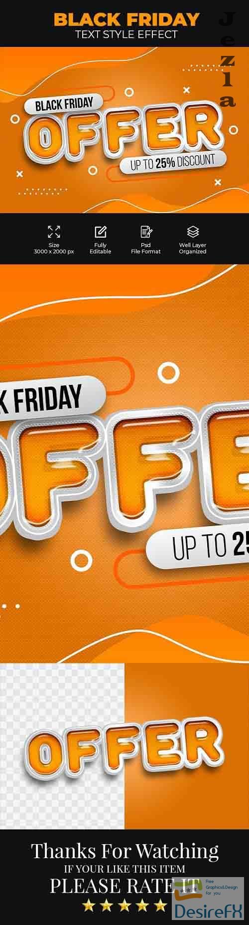 GraphicRiver - Black Friday Offer Psd Text Style Effect 28586993