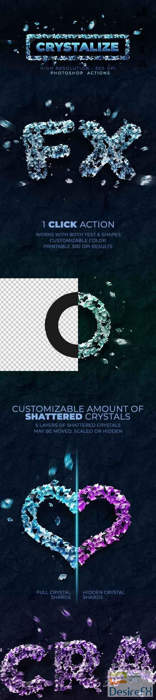 GraphicRiver - Crystalize - Photoshop Action - 300 DPI 28507917