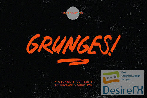 Grunges Grunge Brush Font