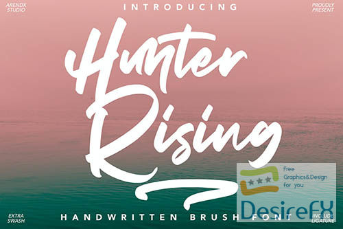 Hunter Rising - Brush Font