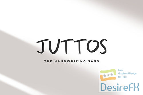 Juttos - The Handwriting Sans