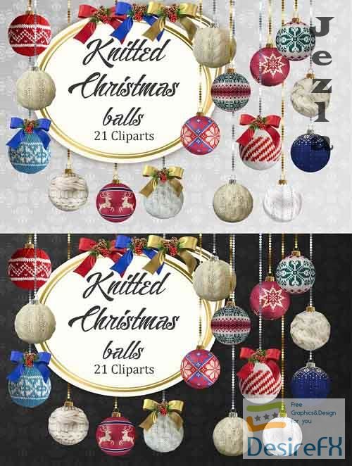 Knitted Christmas Baubles - 1046660