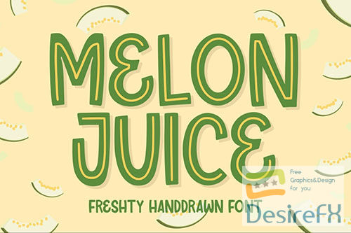 Melon Juice - Freshty Font