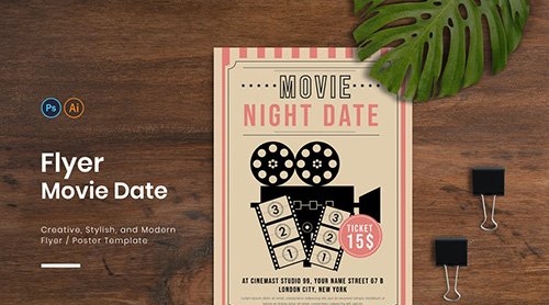 Movie Date Flyer