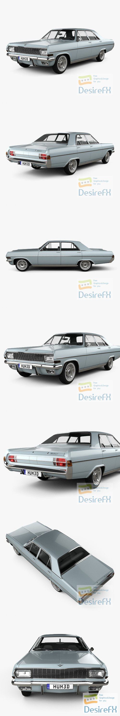 Opel Diplomat A 1964 3D Model