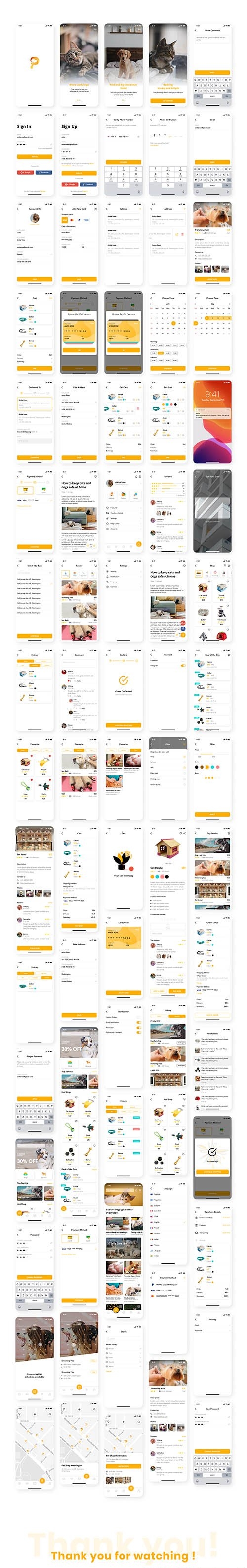 Pedoz - Pet Service App UI Kit