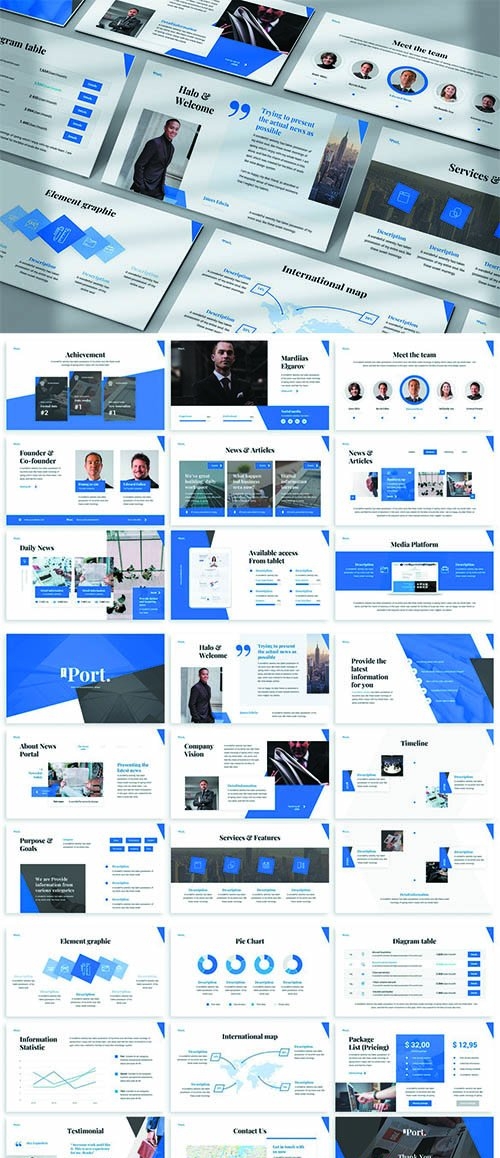 Port - Dynamic Powerpoint Template