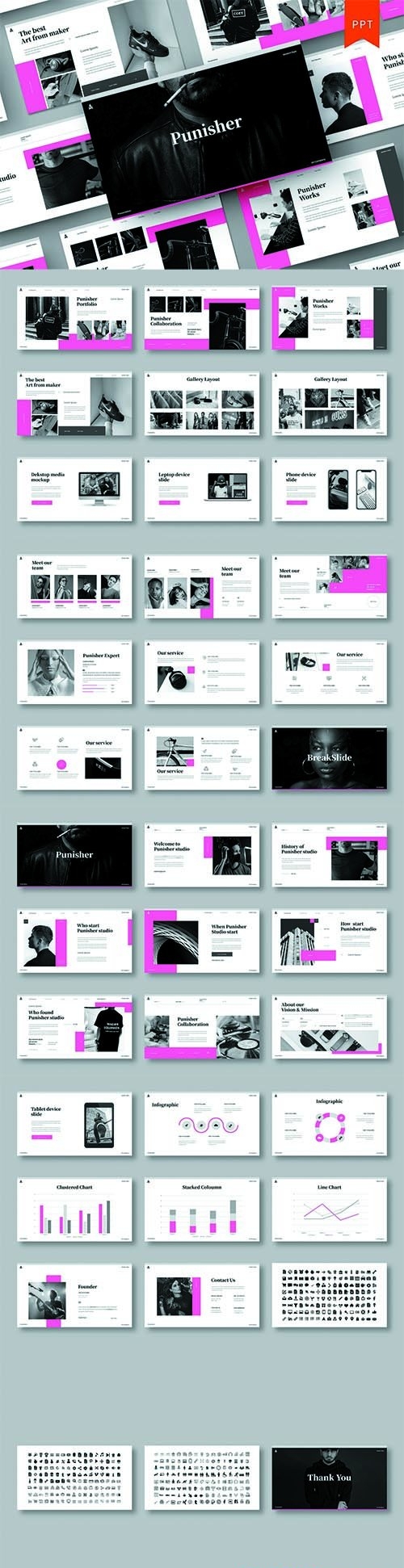 Punisher - Business PowerPoint Template