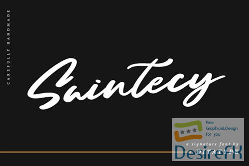 Saintecy-Handwritten Font