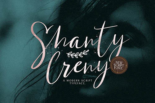 Shanti Creny - Modern Script Font