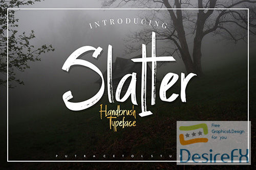 Slatter - Handbrush Font