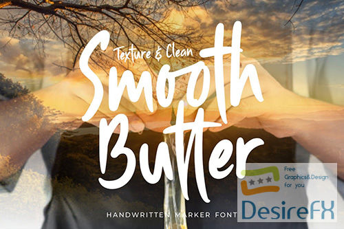 Smooth Butter - Handwritter Marker Font