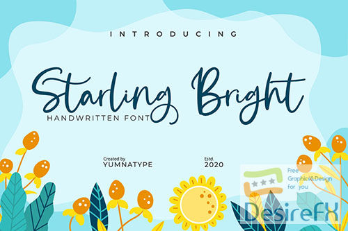 Starling Bright-Elegant Handwritten Font