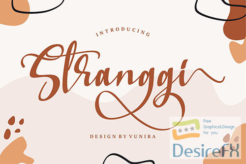 Stranggi | A Stylish Handwritten Font
