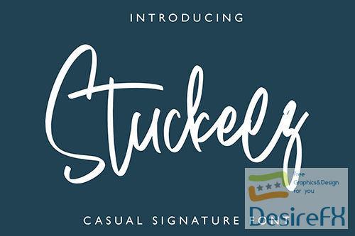 Stuckeez - Signature Font