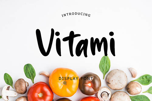 Vitami Display Font