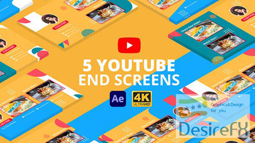 YouTube End Screens Vol.3 | After Effects 29368356