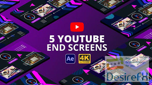 YouTube End Screens Vol.4 | After Effects 29369285