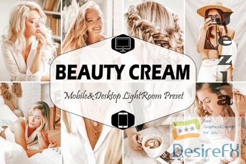10 Beauty Cream Mobile Lightroom Presets