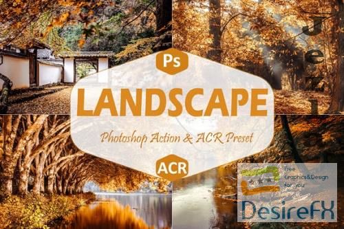 40 Landscape Photoshop Actions and ACR