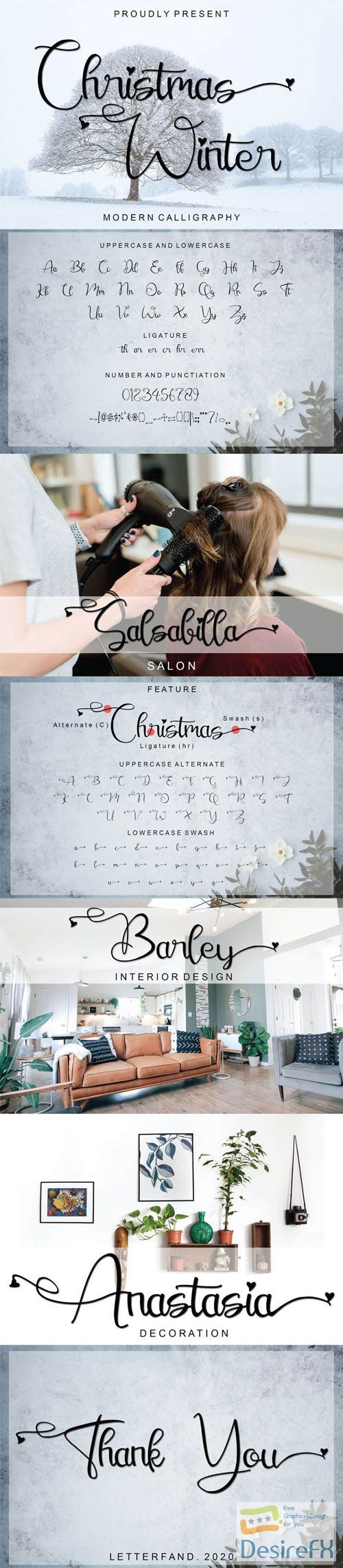 Christmas Winter - Modern Calligraphy Font