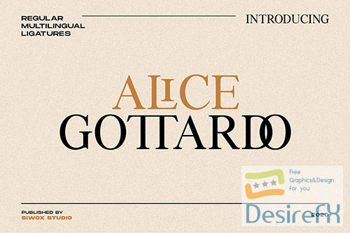 Alice Gottardo // Ligatures Fonts